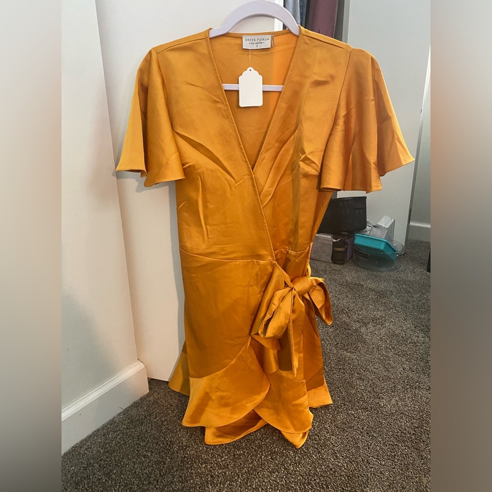 gold dress - small